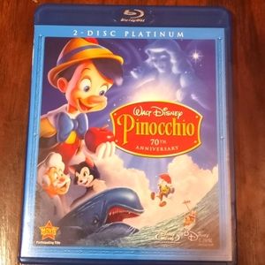 Walt Disney's PINOCCHIO 70th Anniversary Platinum Edition on BLU-RAY + DVD
